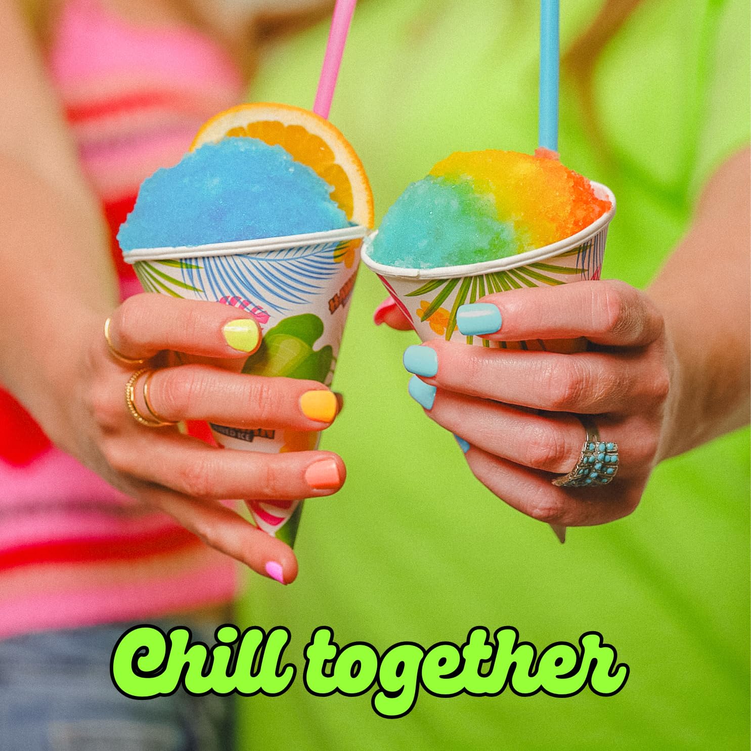 Hawaiian Shaved Ice S777 Snow Cone and Shaved Ice Machine with Blade Adjustment Knob and 5 Reusable Plastic Ice Mold Cups. Great for Granitas, Seltzers, Italian Soda and More 120V, Matte Black - Image 8