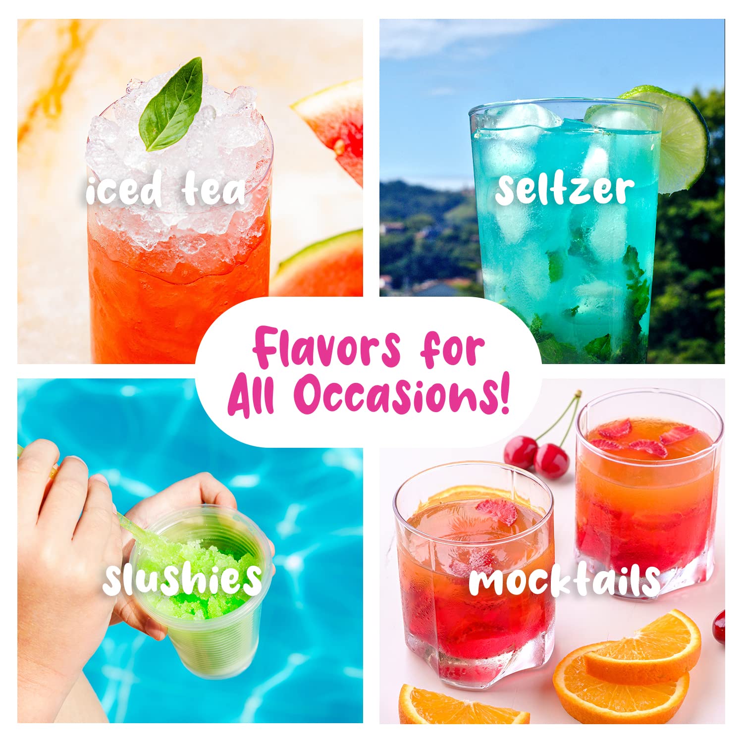 Hawaiian Shaved Ice Sweet and Sour Bundle Featuring the 6 Flavor Snow Cone Syrup Pint Pack with the 6 Sour Syrup Pint Pack Flavoring for Snoballs and Frozen Treats - Image 7